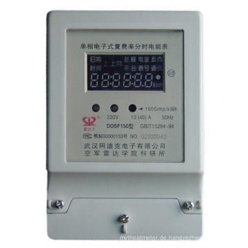 DDSF150 LCD-Anzeige Einphasig-Time-Share Multi-Rate Energie / Power Meter